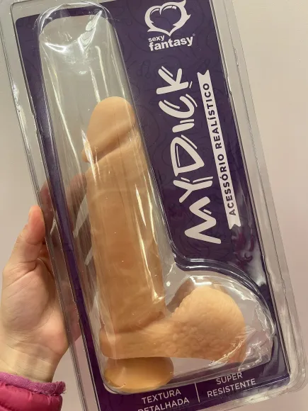 Prótese com escroto e ventosa ✅