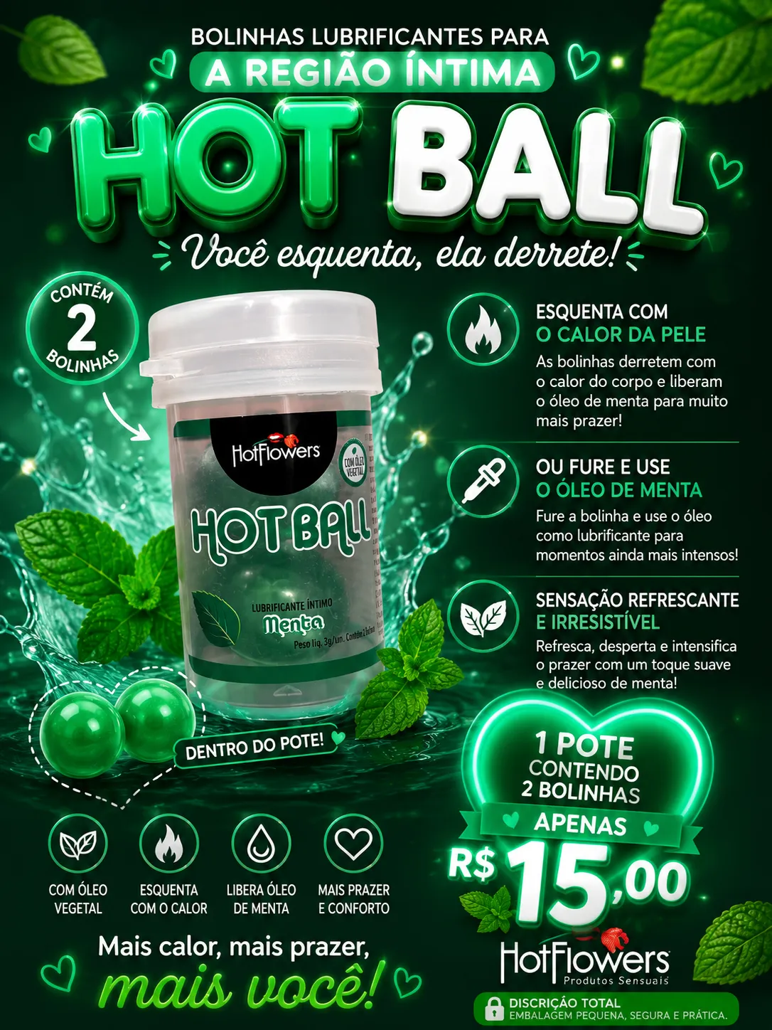 Hot ball menta