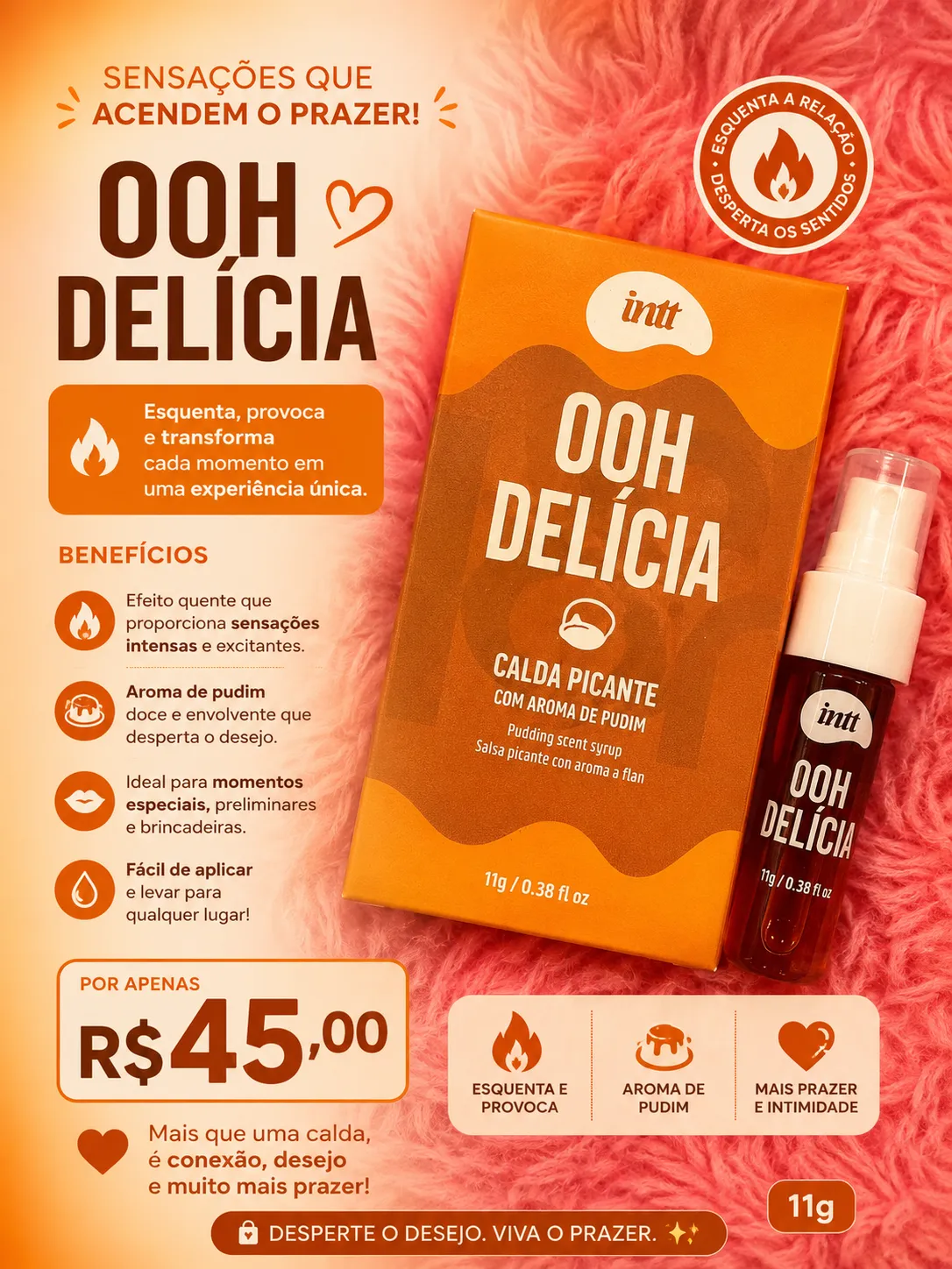 Ooh delicia pudim