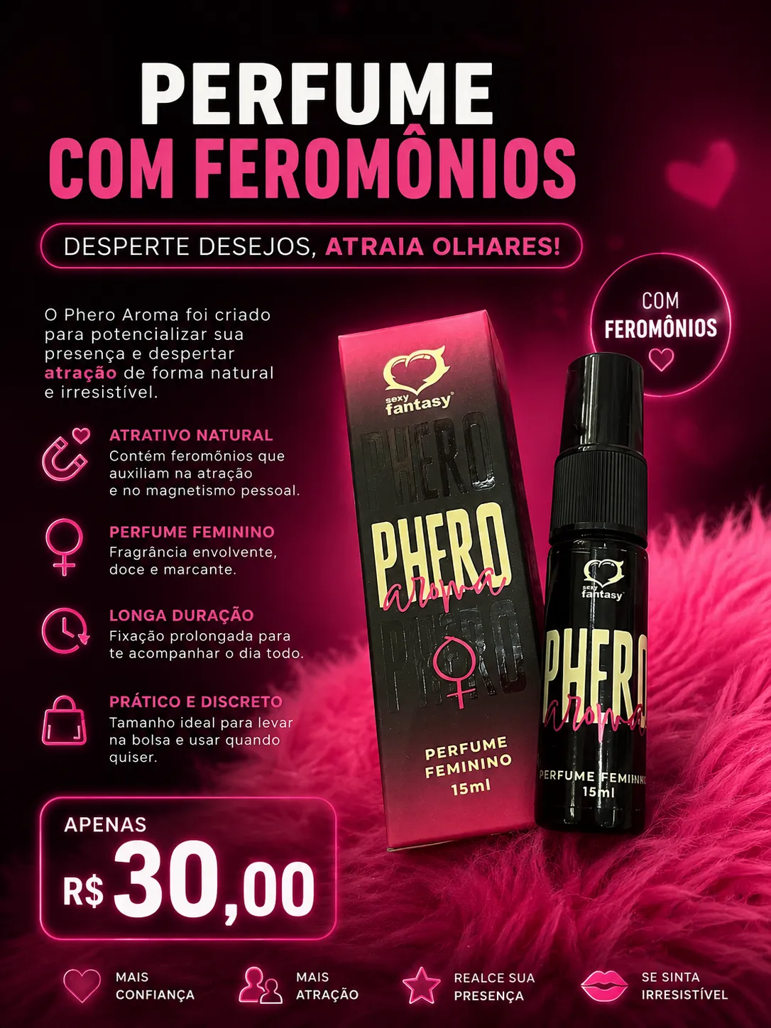 Perfume com feromônios