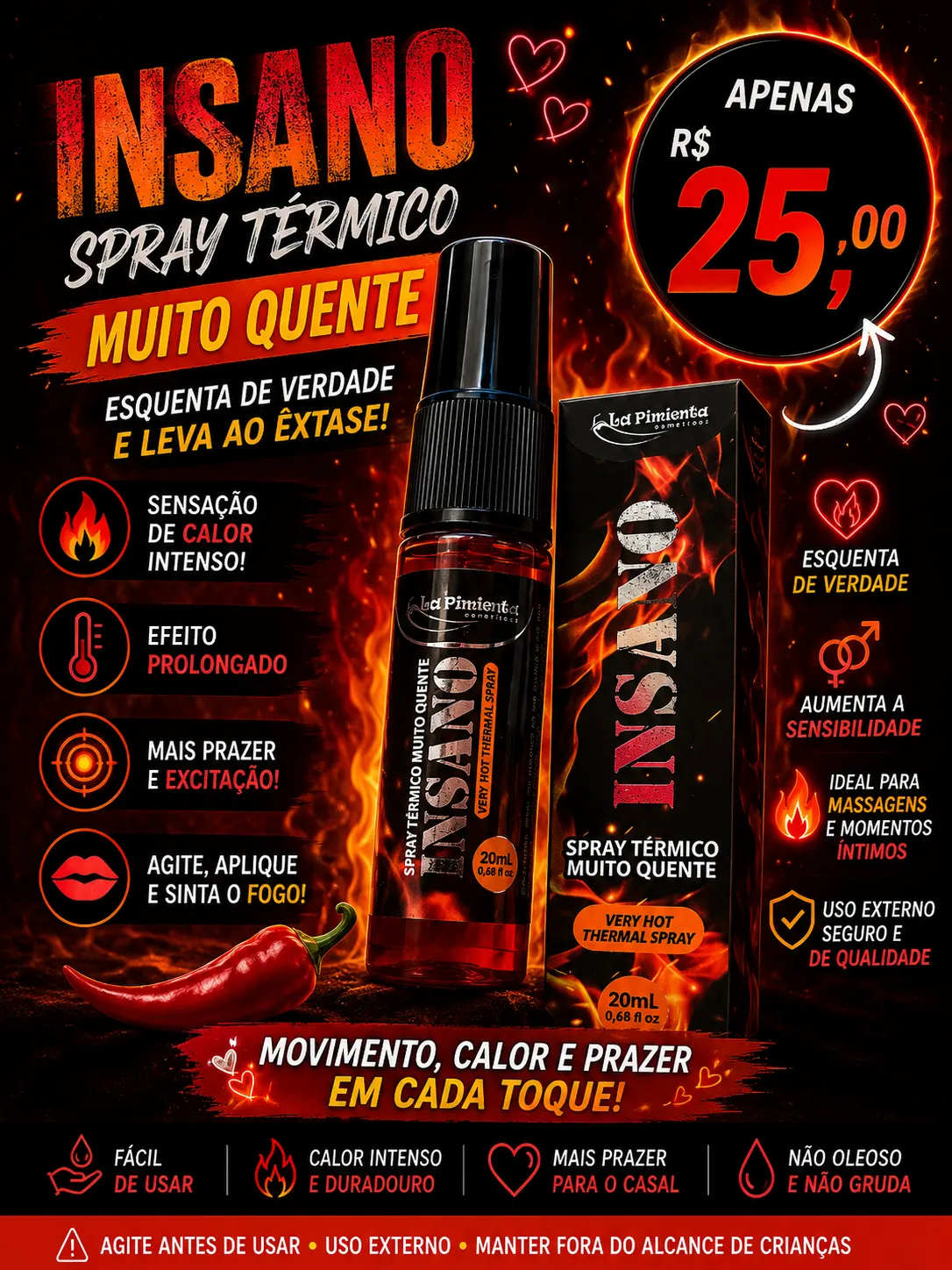 Spray térmico insano