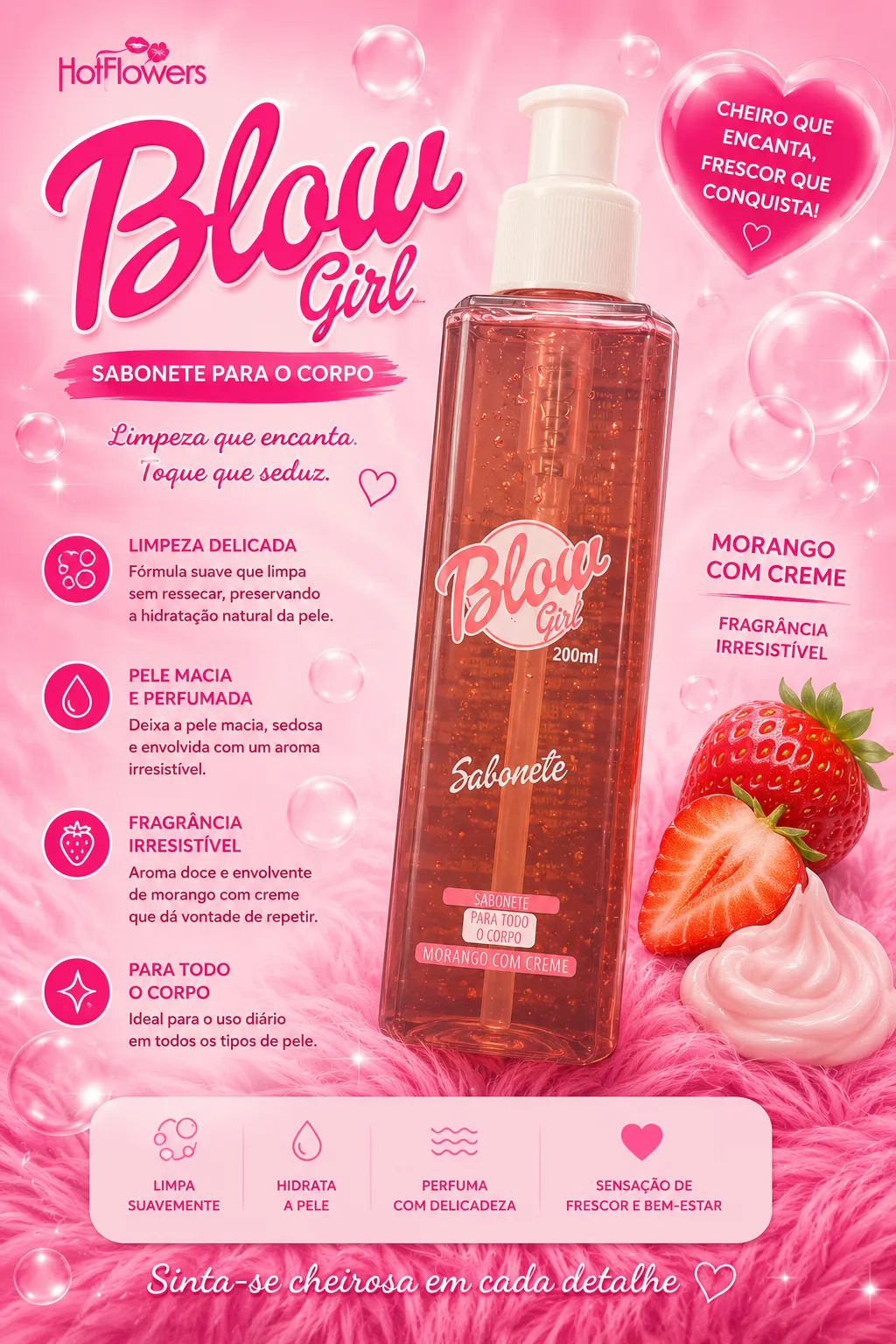 Sabonete íntimo Blow girl