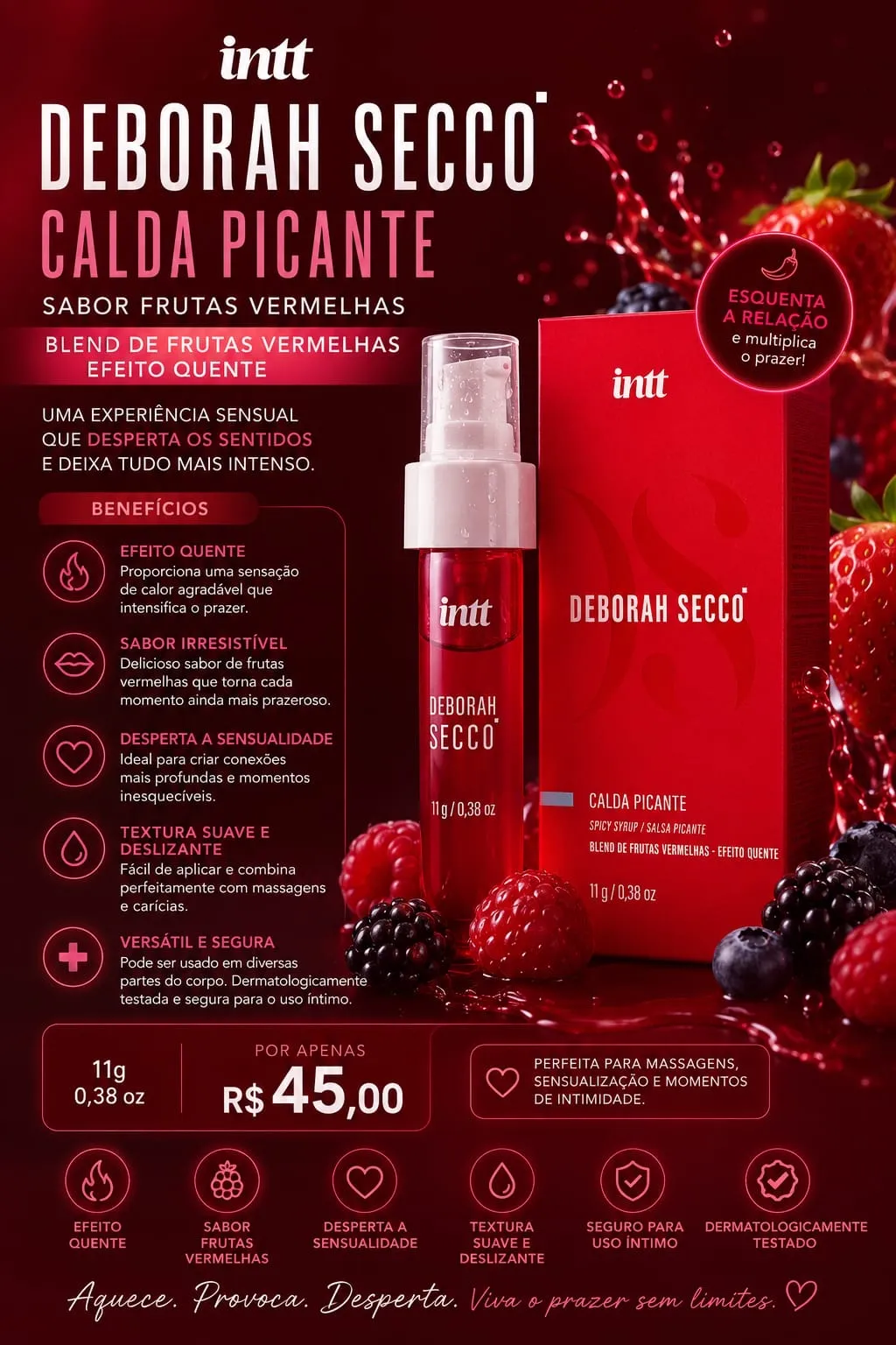 Calda picante Deborah Secco