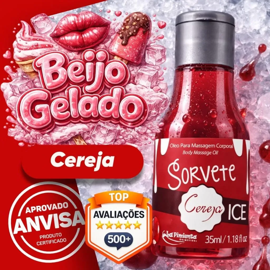 Óleo beijável sabor morango