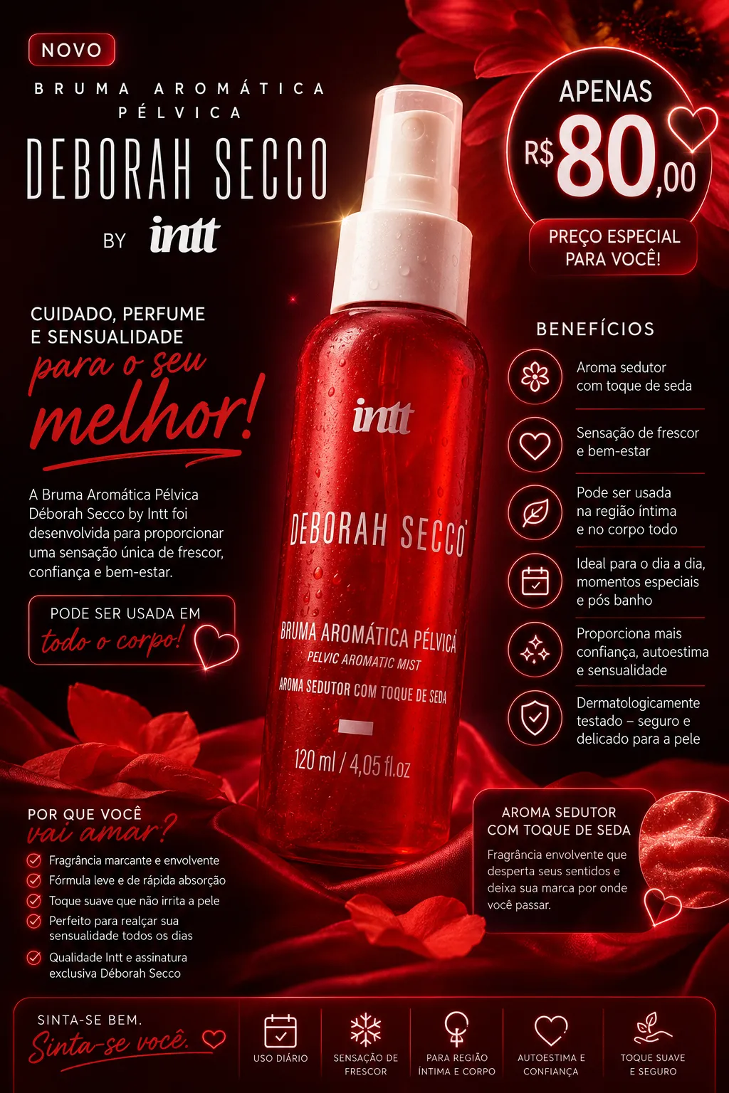 Bruma pélvica Déborah Secco