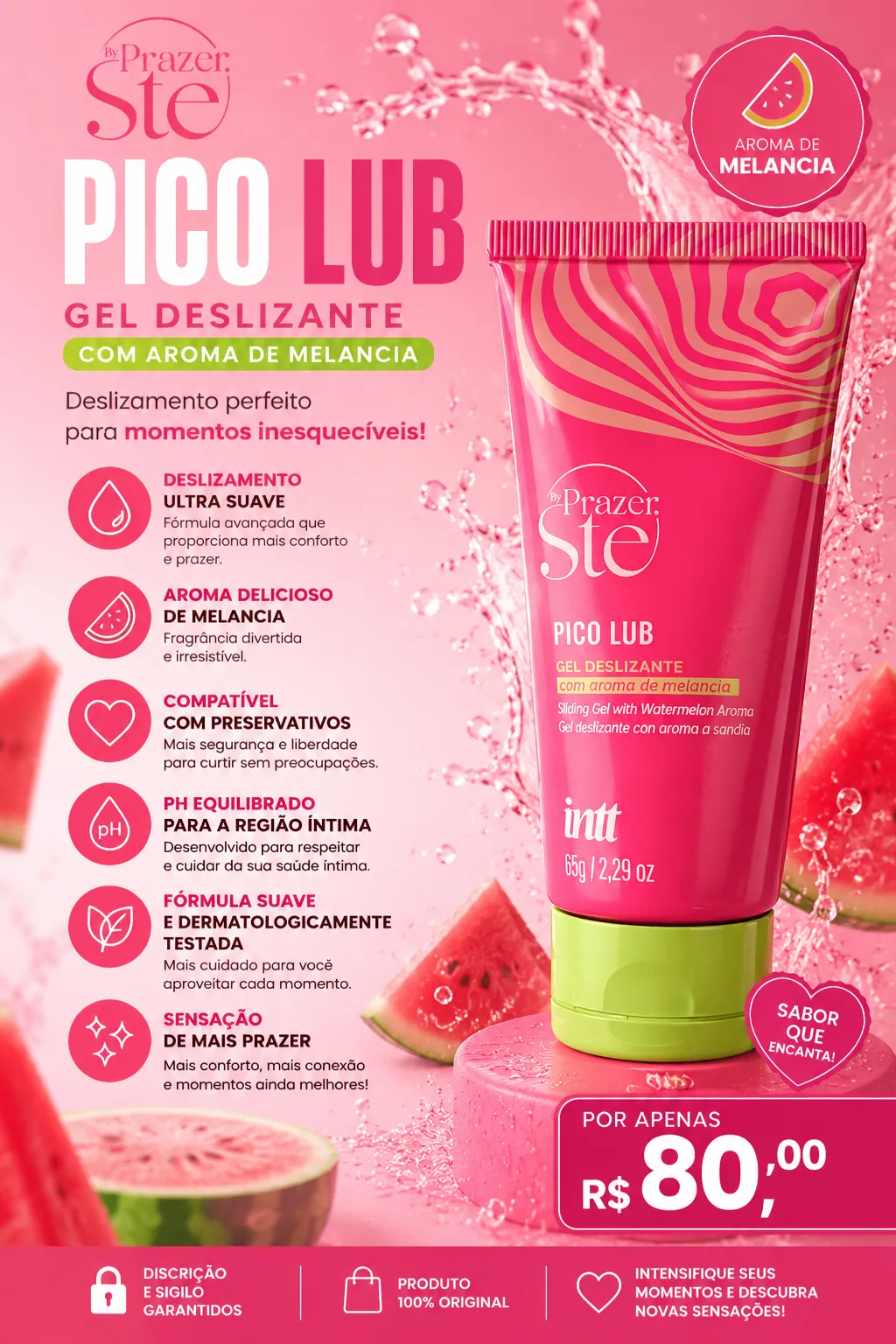 Pico lub picolé de melancia 🍉