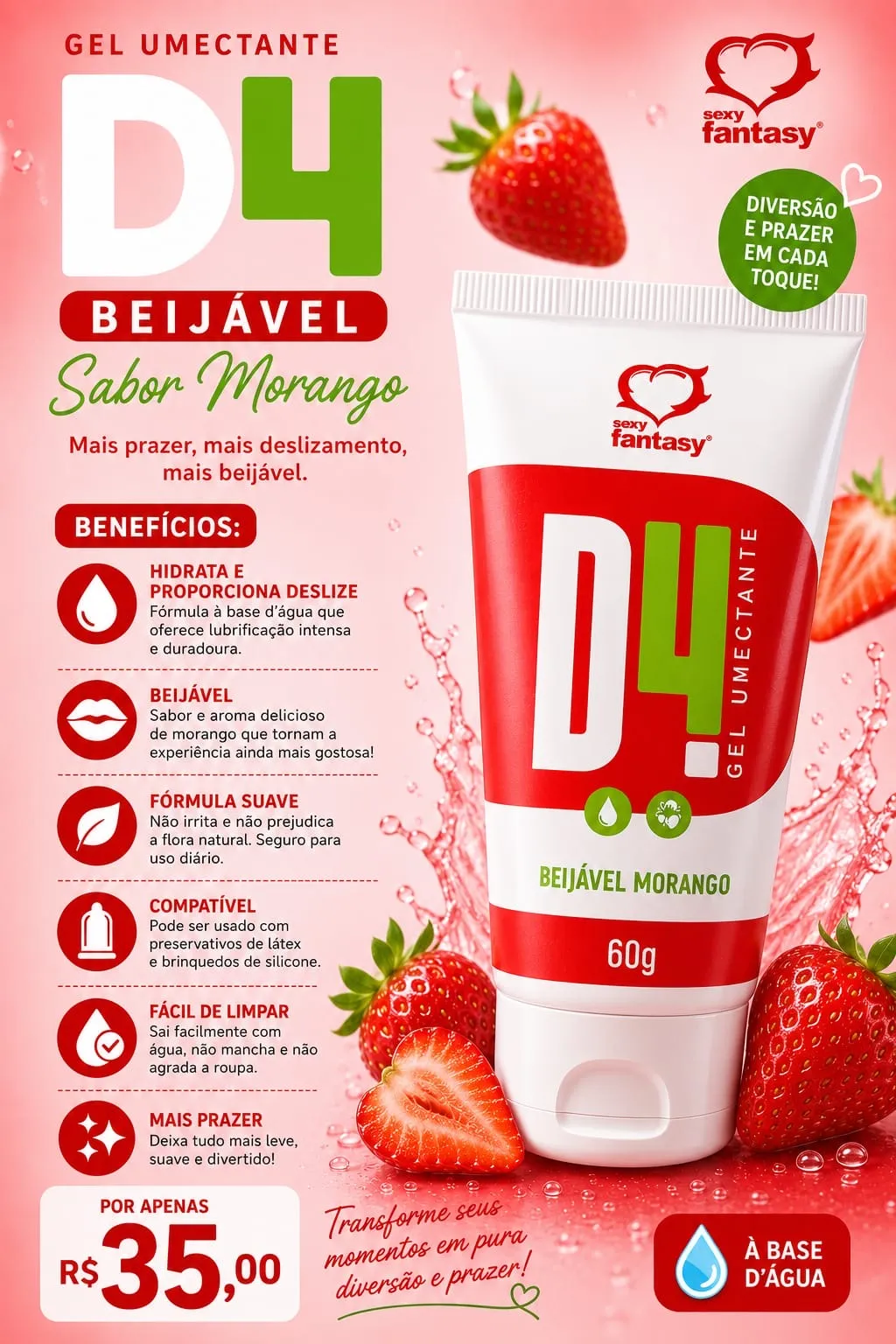 D4 morango