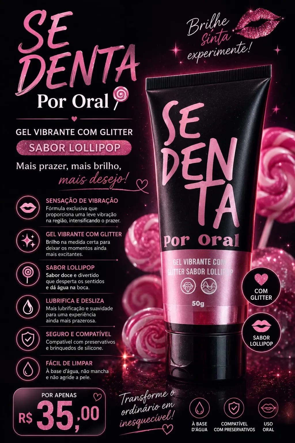 Sedenta por oral lollipop