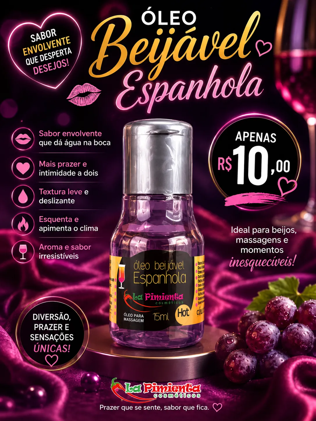 Óleo beijável espanhola