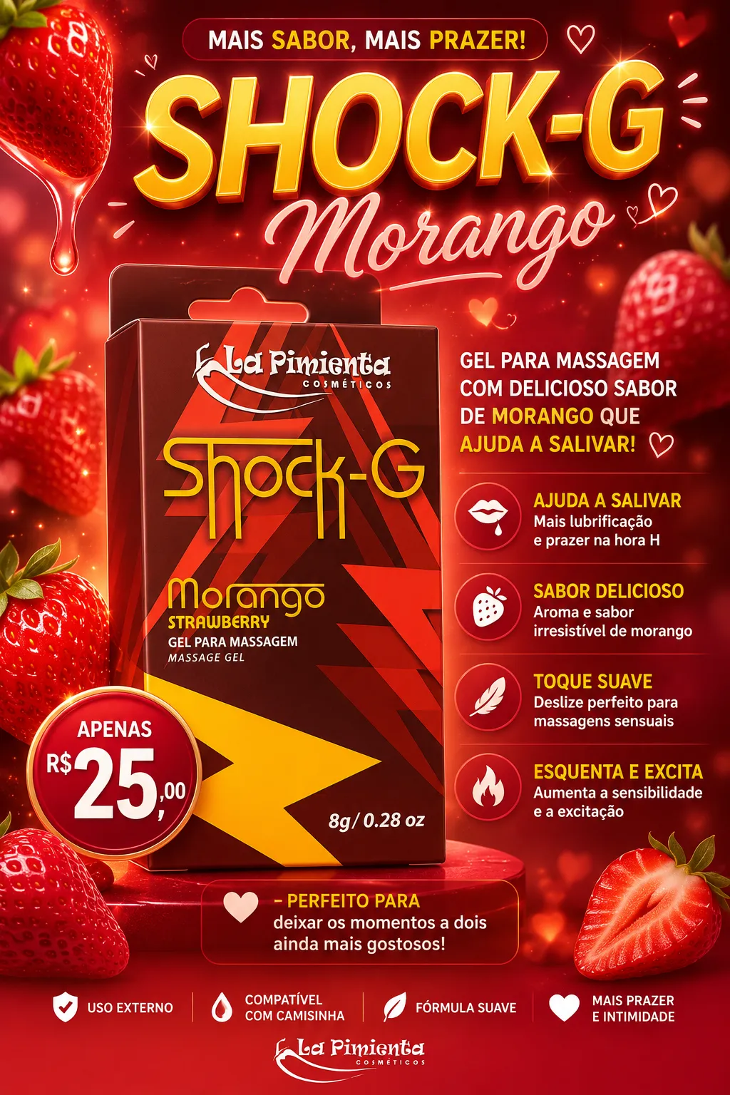Shock-G morango