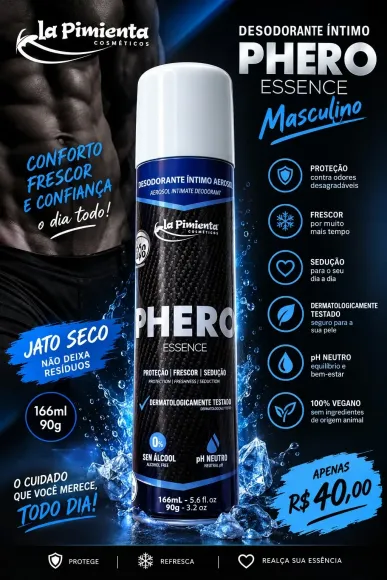 Desodorante íntimo masculino