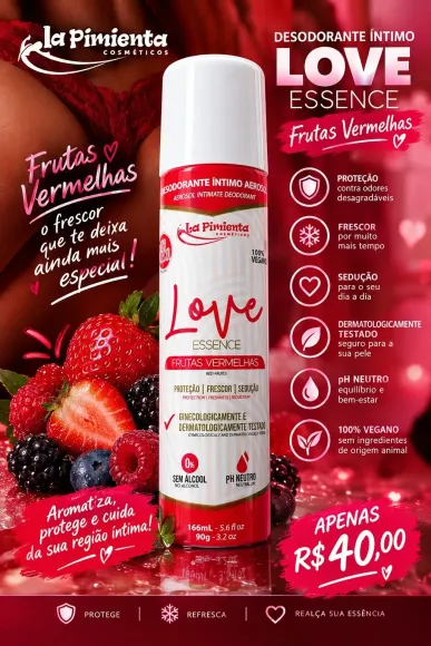 Desodorante íntimo love ❤️